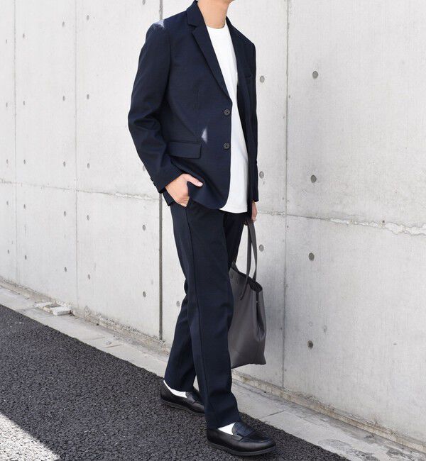 SHIPS any「SHIPS any: 〈洗濯機可能・ストレッチ・撥水〉SOLOTEX(R) ウーリック セットアップ スーツ◇」|スーツ|ネイビー