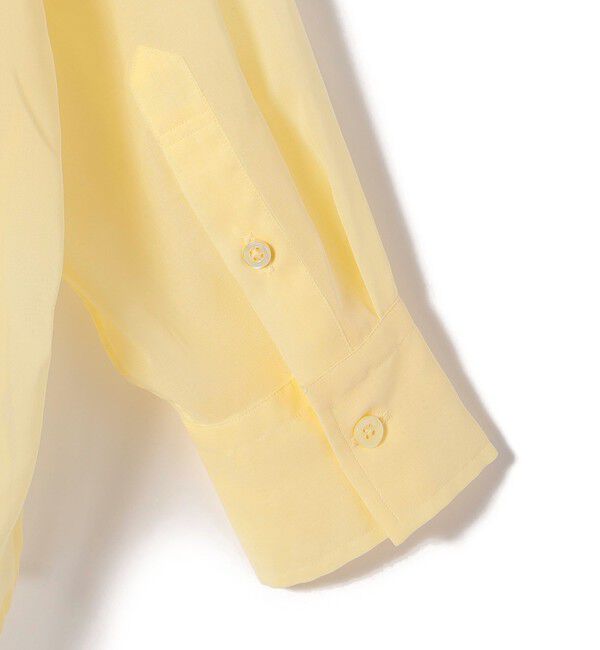 SHIPS for women「SHIPS Primary Navy Label:〈手洗い可能〉コットン オーガンジー レギュラー シャツ」|シャツ・ブラウス|