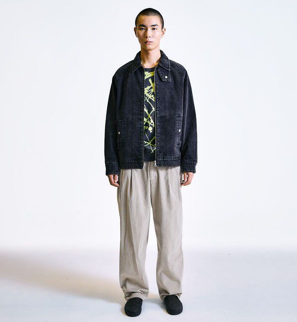 SHIPS「City Ambient Products: デニム ジップ ブルゾン」|ブルゾン・スタジャン|