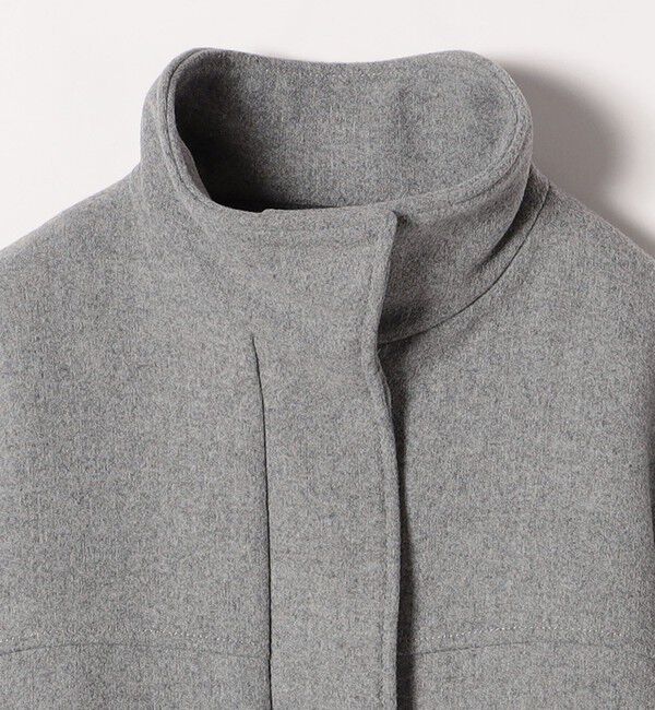 quaranciel「quaranciel: メルトン スタンドカラー ジップ ブルゾン コート」|ブルゾン・スタジャン|