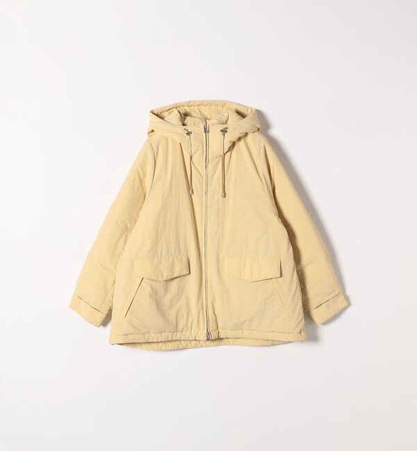 SHIPS any「SHIPS any:〈撥水加工〉中綿 パフ ダブルジップ フーディ ブルゾン」|ブルゾン・スタジャン|