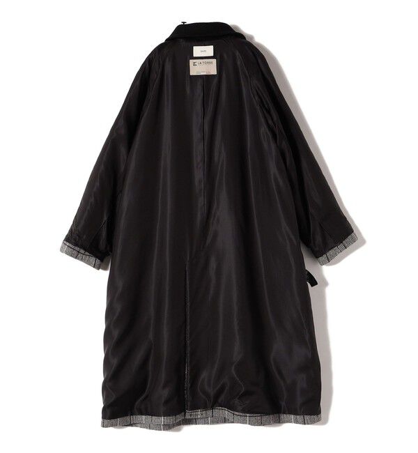 SHIPS for women「LA TORRE: チェック ステンカラー コート」|ステンカラーコート|