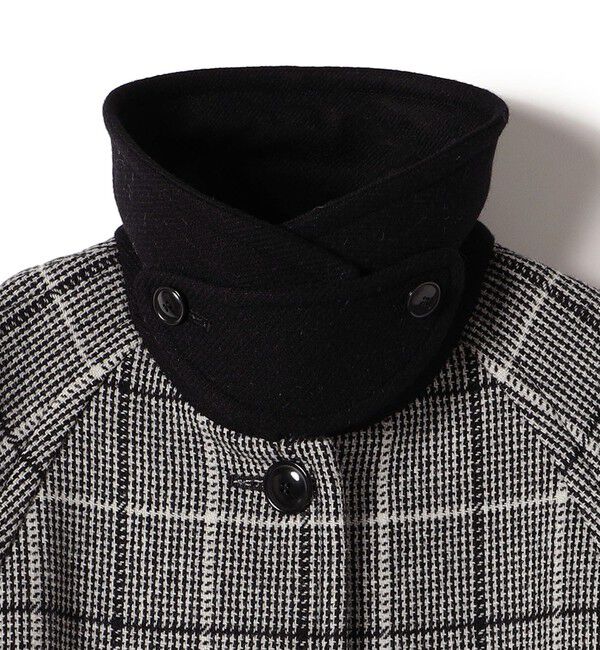 SHIPS for women「LA TORRE: チェック ステンカラー コート」|ステンカラーコート|