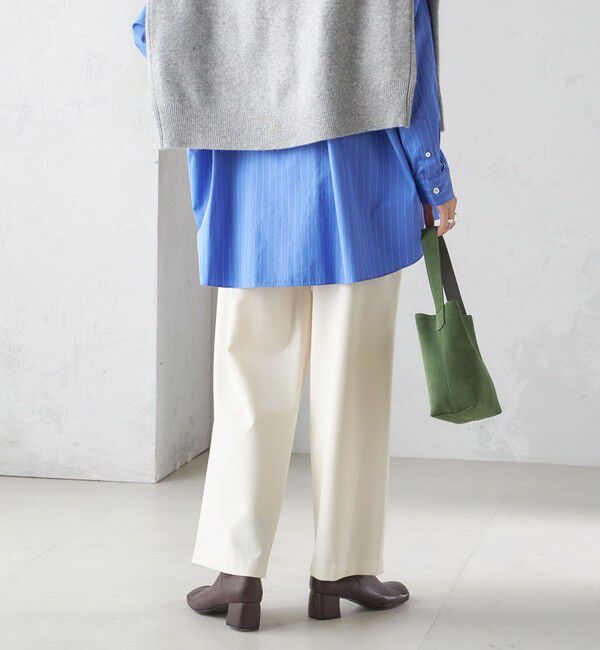 SHIPS for women「〈手洗い可能〉両面起毛 ドロスト パンツ」|その他|