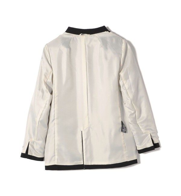 SHIPS for women「SHIPS Primary Navy Label: セミ フォーマル 梳毛 カラーレス ジャケット（セットアップ対応）」|ノーカラージャケット|