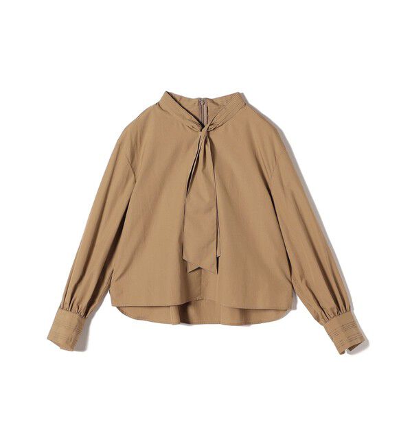 SHIPS for women「〈手洗い可能〉ブロード ボウタイ ブラウス」|シャツ・ブラウス|