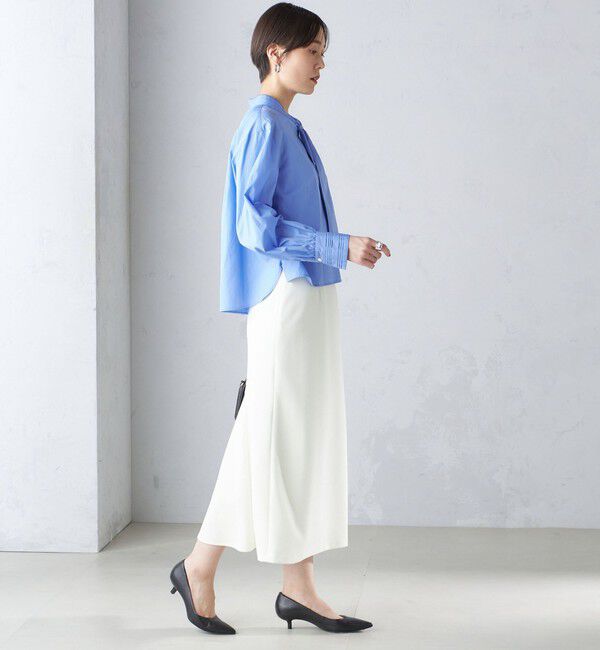 SHIPS for women「〈手洗い可能〉ブロード ボウタイ ブラウス」|シャツ・ブラウス|