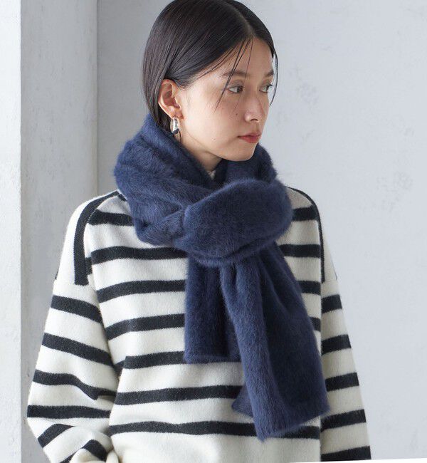 SHIPS for women「〈手洗い可能〉フォックス ニット ストール」|ストール|
