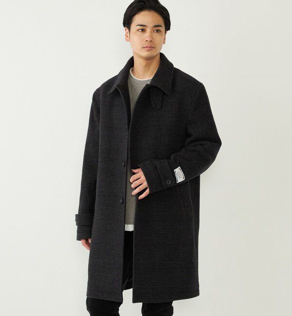 SHIPS Colors 「SHIPS Colors:HOLLOW WOOL コート」|ステンカラーコート|グレー