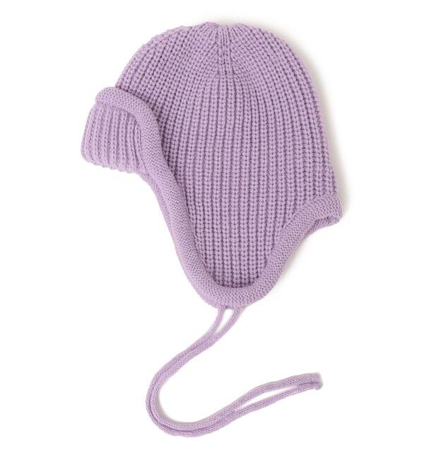 SHIPS KIDS「SHIPS KIDS:フライト ニット ワッチ」|ニット帽|ラベンダー