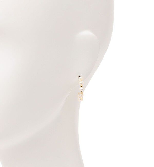 SHIPS for women「ミニ 淡水パール フープ ピアス」|ピアス|