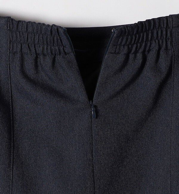 quaranciel「quaranciel:〈洗濯機可能〉デニムライク バックル ベルト ラップ スカート」|スカート|