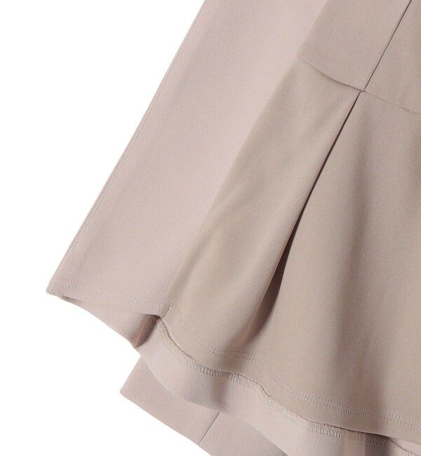 SHIPS Colors 「《一部追加予約》SHIPS Colors:ストレッチ ジョーゼット ペプラム ジャケット◆」|ノーカラージャケット|