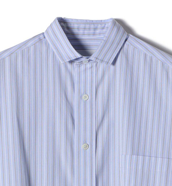 SHIPS for women「TICCA:〈手洗い可能〉スクエア ビック シャツ」|シャツ・ブラウス|