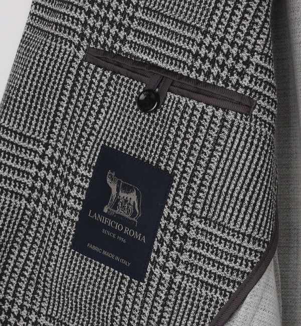 SHIPS「SHIPS: LANIFICIO ROMA プリント ジャージー ジャケット」|テーラードジャケット|