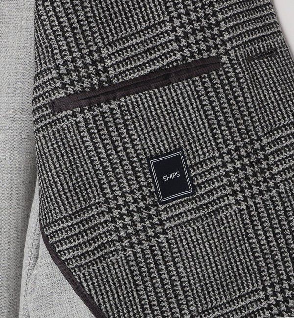 SHIPS「SHIPS: LANIFICIO ROMA プリント ジャージー ジャケット」|テーラードジャケット|