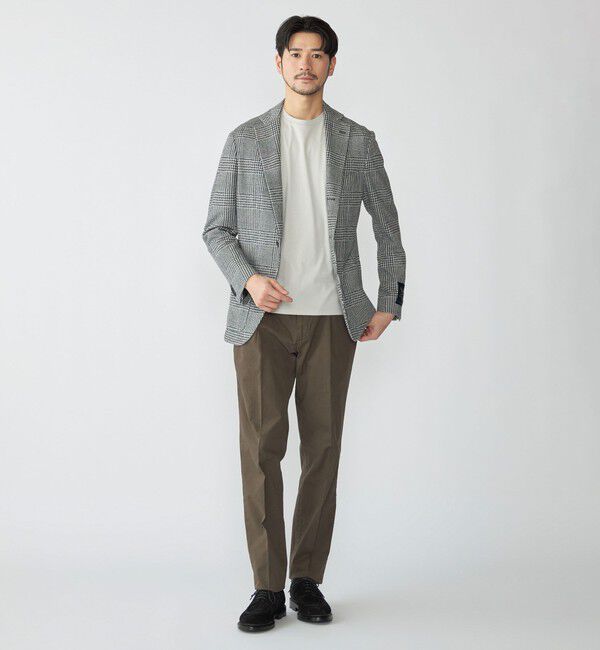 SHIPS「SHIPS: LANIFICIO ROMA プリント ジャージー ジャケット」|テーラードジャケット|