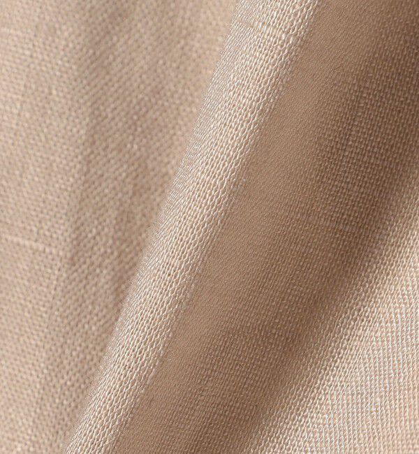 quaranciel「quaranciel:〈洗濯機可能〉リネン ミックス ワイド タック イージー パンツ」|スラックス|