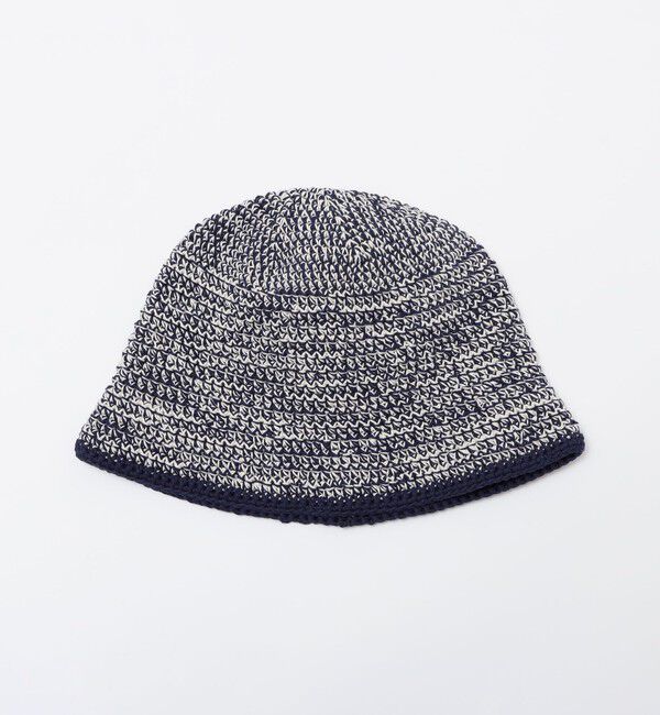 SHIPS「【SHIPS別注】SUBLIME: MIX HANDKNIT HAT」|ニット帽|ネイビー