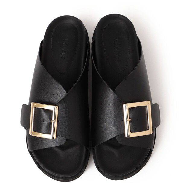 SHIPS any「SHIPS any: バックル ベルト プラットフォーム サンダル」|サンダル|