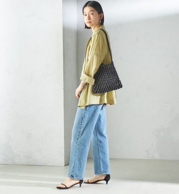 SHIPS for women「The Bagmati:オーガンジー 巾着 マクラメ バッグ」|ショルダー・メッセンジャー|