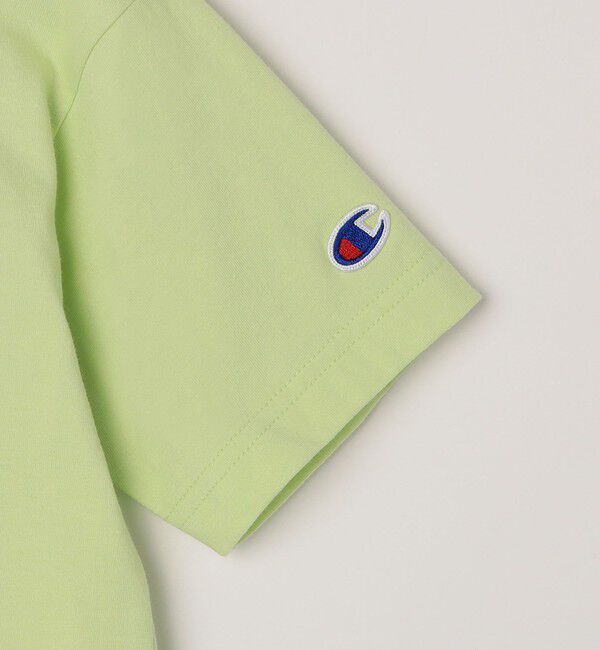 SHIPS any「Champion: クルーネック カーシヴ ロゴ Tシャツ <KIDS>」|Tシャツ・カットソー|