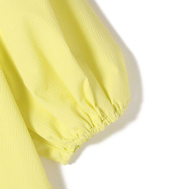 SHIPS Colors 「SHIPS Colors:〈接触冷感・洗濯機可能〉サッカー ２WAY パフスリーブ ワンピース」|ワンピース|