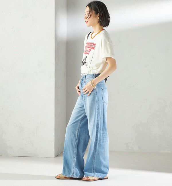 SHIPS for women「【SHIPS別注】TENNESSEE:イージー ショート スリーブ TEE」|Tシャツ・カットソー|