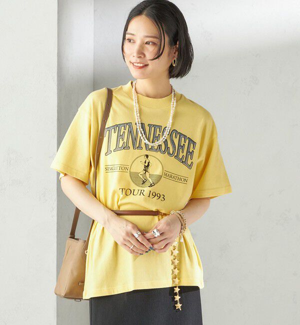 SHIPS for women「【SHIPS別注】TENNESSEE:イージー ショート スリーブ TEE」|Tシャツ・カットソー|