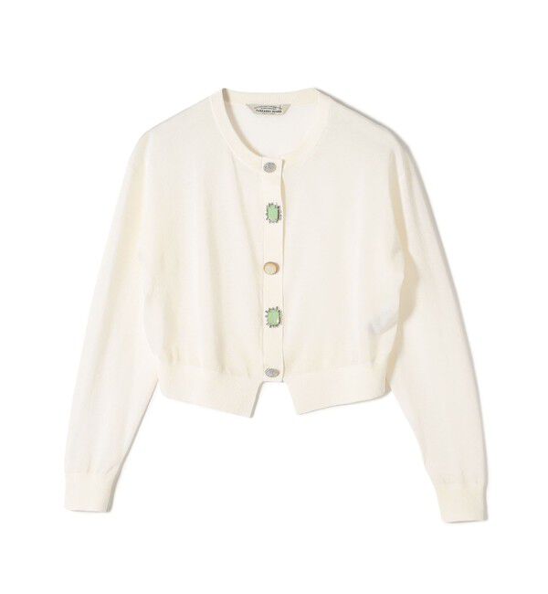 SHIPS for women「TORRAZZO DONNA:〈手洗い可能〉ビジュー シアー カーディガン」|カーディガン|