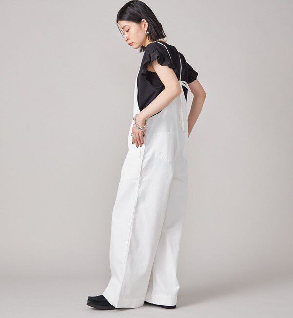 SHIPS for women「SHIPS NINE CASE:〈手洗い可能〉ミニ 裏毛 フリル カットソー」|Tシャツ・カットソー|