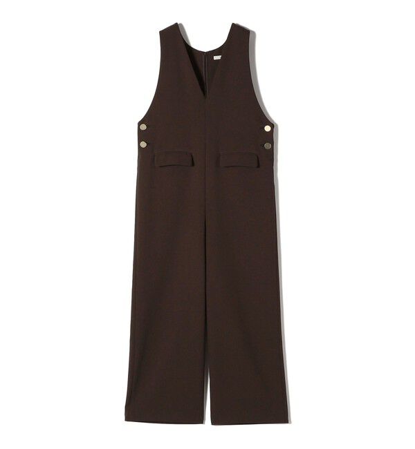 SHIPS for women「〈手洗い可能〉ハイカウント ダブルクロス オールインワン」|オールインワン|