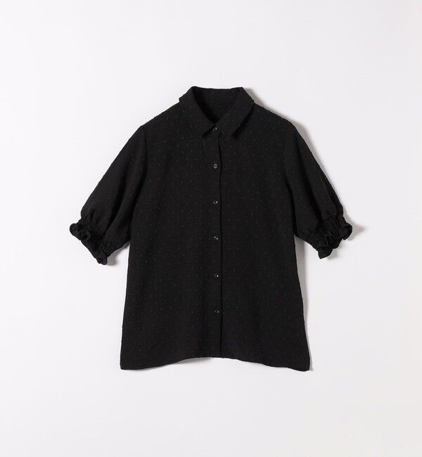 SHIPS any「SHIPS any:〈洗濯機可能〉カットドビー ジャージー パフ シャツ」|Tシャツ・カットソー|