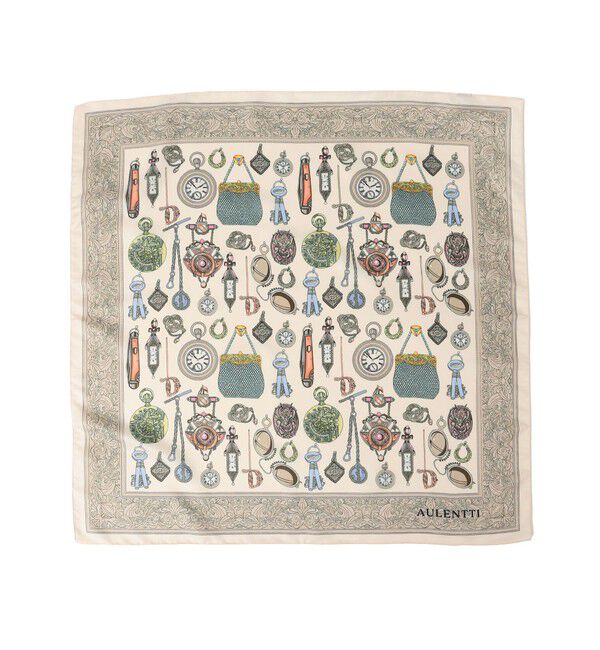 SHIPS any「《追加予約》AULENTTI: クラシカル モチーフ プリント スカーフ」|バンダナ・スカーフ|