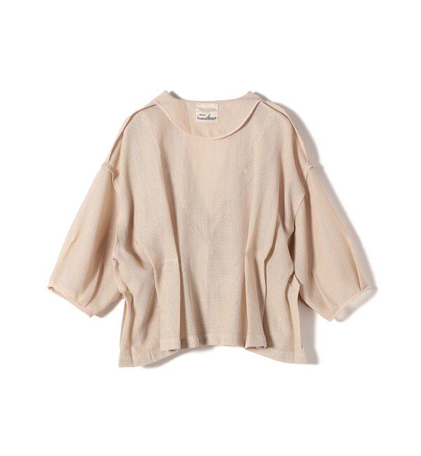 SHIPS for women「troisiemeCHACO:〈洗濯機可能〉メッシュ 半袖 ジャケット」|テーラードジャケット|