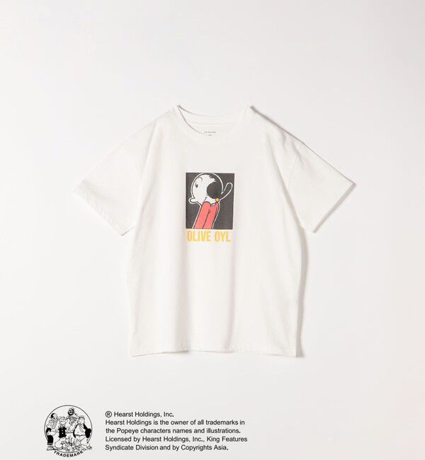SHIPS any「SHIPS any:〈洗濯機可能〉OLIVE OYL(TM) プリント TEE」|Tシャツ・カットソー|