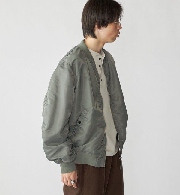 SHIPS「City Ambient Products: MA-1」|ブルゾン・スタジャン|