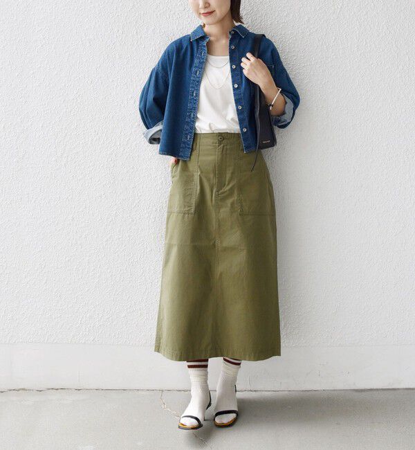 SHIPS for women「【WEB限定】〈洗濯機可能〉ベイカー フレア スカート」|スカート|