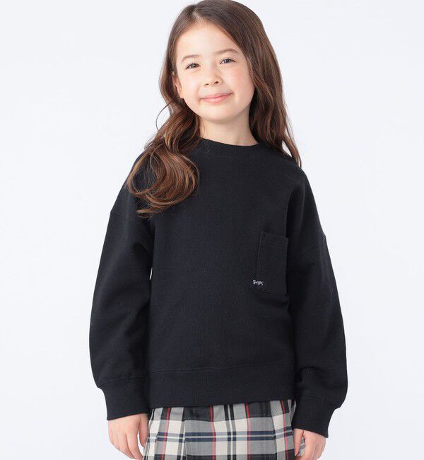 SHIPS KIDS「【WEB限定】SHIPS KIDS:100～160cm / NEW マイクロ ロゴ スウェット 」|スウェット・ジャージ|