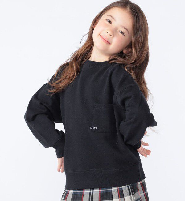 SHIPS KIDS「【WEB限定】SHIPS KIDS:100～160cm / NEW マイクロ ロゴ スウェット 」|スウェット・ジャージ|