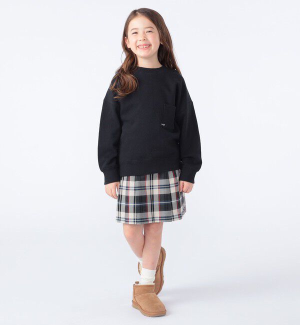 SHIPS KIDS「【WEB限定】SHIPS KIDS:100～160cm / NEW マイクロ ロゴ スウェット 」|スウェット・ジャージ|