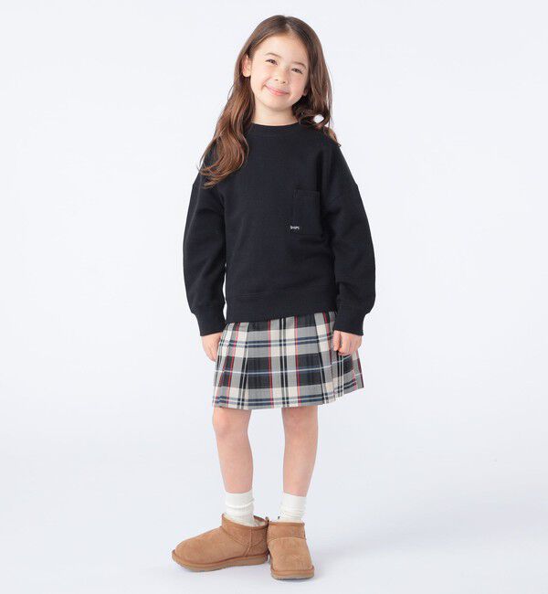 SHIPS KIDS「【WEB限定】SHIPS KIDS:100～160cm / NEW マイクロ ロゴ スウェット 」|スウェット・ジャージ|