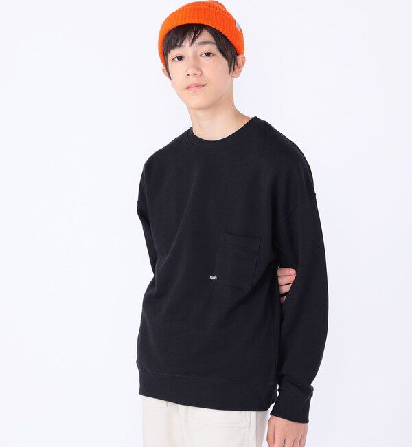 SHIPS KIDS「【WEB限定】SHIPS KIDS:100～160cm / NEW マイクロ ロゴ スウェット 」|スウェット・ジャージ|