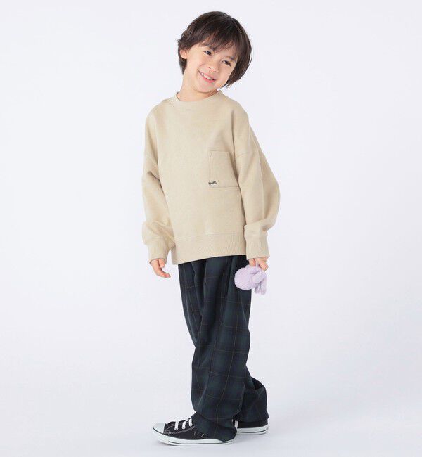 SHIPS KIDS「【WEB限定】SHIPS KIDS:100～160cm / NEW マイクロ ロゴ スウェット 」|スウェット・ジャージ|