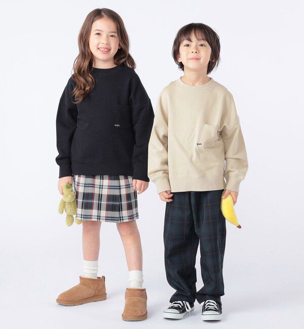 SHIPS KIDS「【WEB限定】SHIPS KIDS:100～160cm / NEW マイクロ ロゴ スウェット 」|スウェット・ジャージ|