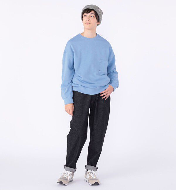 SHIPS KIDS「【WEB限定】SHIPS KIDS:100～160cm / NEW マイクロ ロゴ スウェット 」|スウェット・ジャージ|