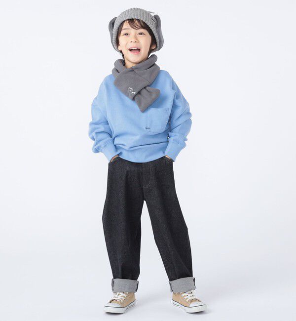 SHIPS KIDS「【WEB限定】SHIPS KIDS:100～160cm / NEW マイクロ ロゴ スウェット 」|スウェット・ジャージ|
