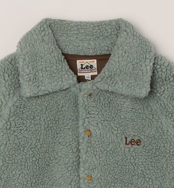 SHIPS any「Lee:〈洗濯機可能〉刺繍 ロゴ ボア ポケット ジャケット <KIDS>」|ブルゾン・スタジャン|