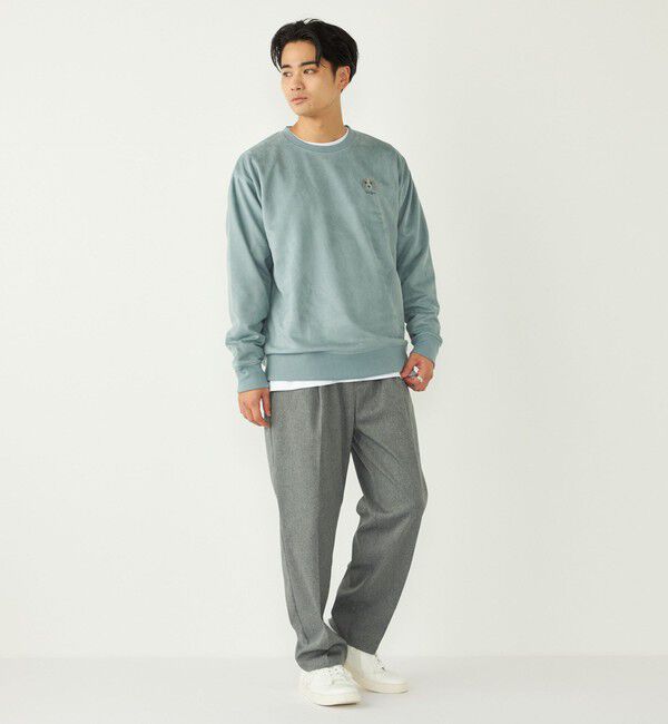 SHIPS Colors 「SHIPS Colors:〈洗濯機可能〉ポリエステル フェイクスエード スウェット」|スウェット・ジャージ|