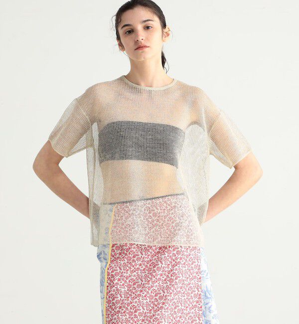 BACCA「inner piece ストレッチホール カップインバンドゥ」|チューブトップ|